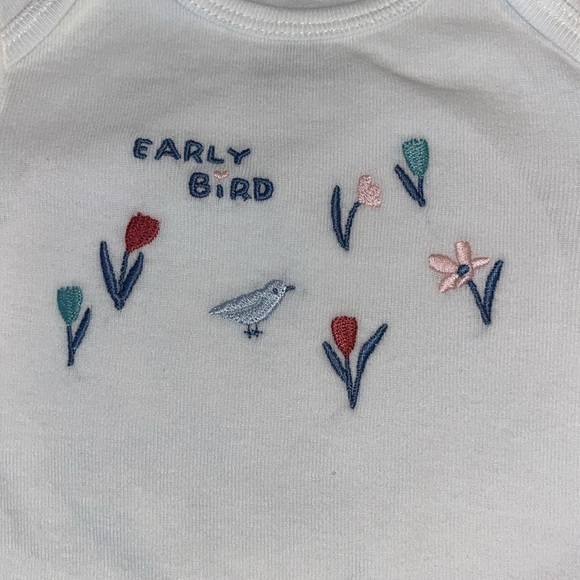 Carters BabyGirl NWT 4-Pack Long-Sleeve Floral & Polka Dot set.  Size 3 months. - Picture 6 of 6